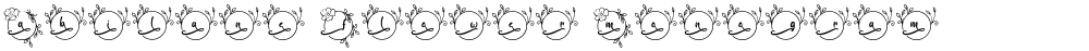 Abilane Flower Monogram