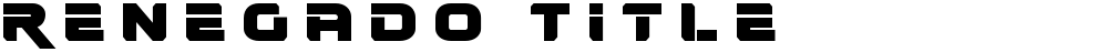 Renegado Title