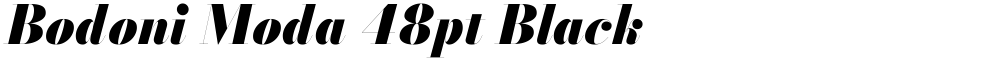 Bodoni Moda 48pt Black
