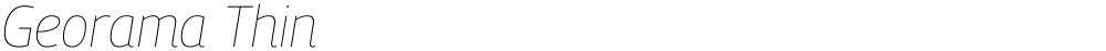 Georama Thin