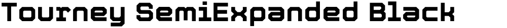 Tourney SemiExpanded Black