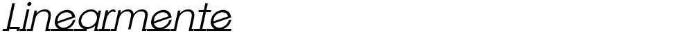 Linearmente