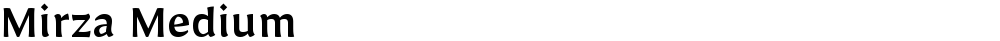Mirza Medium