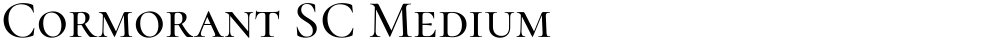 Cormorant SC Medium