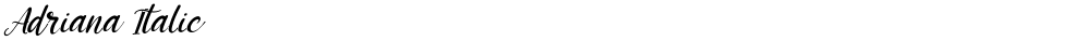 Adriana Italic