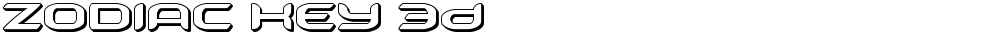 Zodiac Key 3D