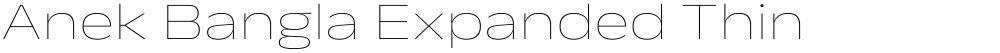 Anek Bangla Expanded Thin
