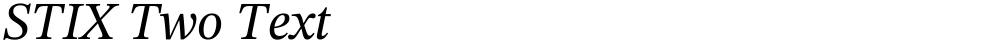 STIX Two Text
