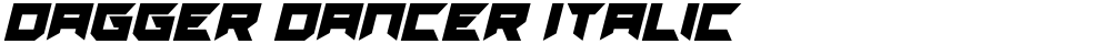 Dagger Dancer Italic