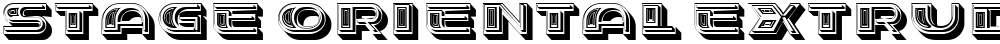 Stage Oriental Extruded