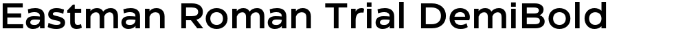 Eastman Roman Trial DemiBold