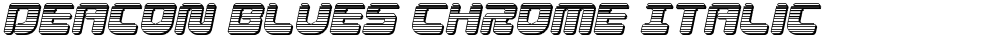 Deacon Blues Chrome Italic