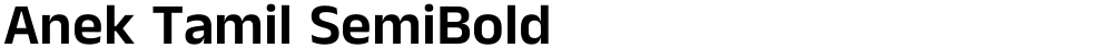Anek Tamil SemiBold
