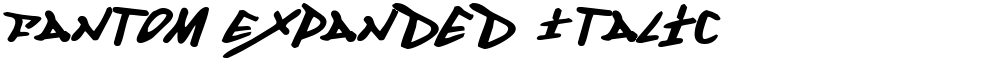 Fantom Expanded Italic