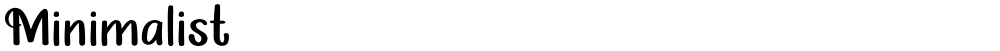 Minimalist