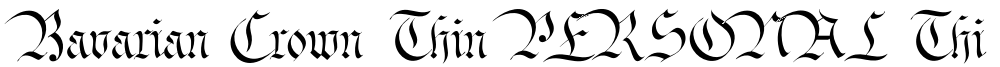 Bavarian Crown Thin PERSONAL Thin