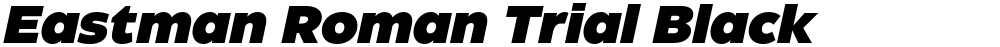 Eastman Roman Trial Black
