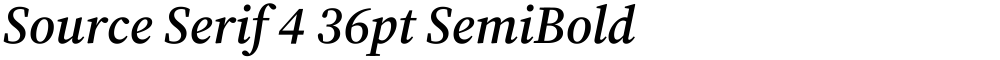 Source Serif 4 36pt SemiBold