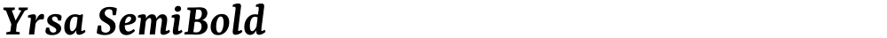 Yrsa SemiBold