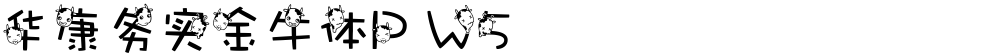 华康务实金牛体P W5