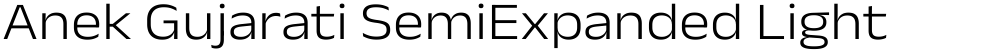 Anek Gujarati SemiExpanded Light