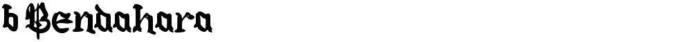 b Bendahara