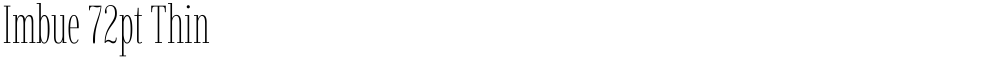 Imbue 72pt Thin