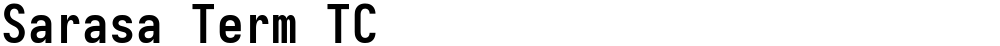 Sarasa Term TC