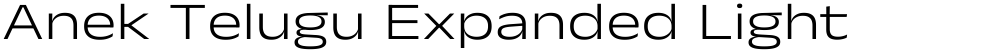 Anek Telugu Expanded Light