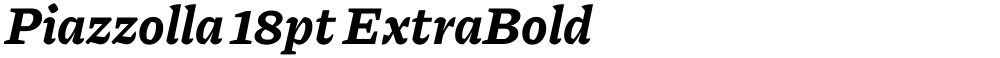 Piazzolla 18pt ExtraBold