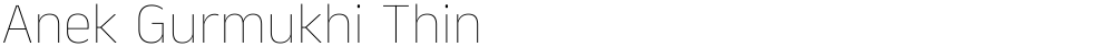 Anek Gurmukhi Thin