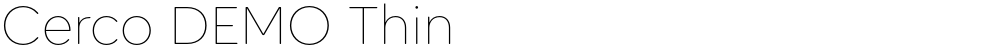 Cerco DEMO Thin