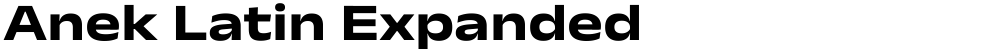 Anek Latin Expanded