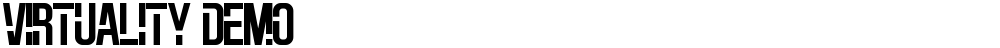 VIRTUALITY DEMO