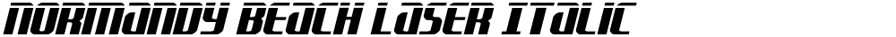 Normandy Beach Laser Italic