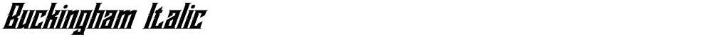 Buckingham Italic