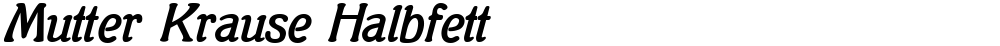 Mutter Krause Halbfett