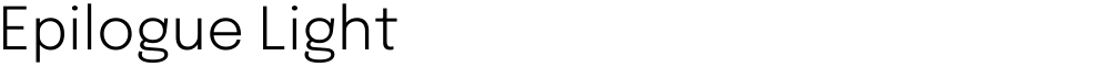 Epilogue Light