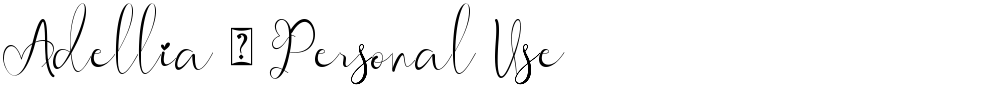Adellia - Personal Use