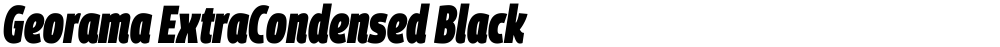 Georama ExtraCondensed Black