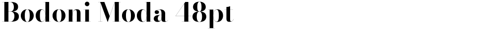 Bodoni Moda 48pt