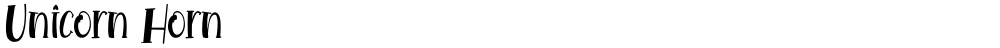 Unicorn Horn