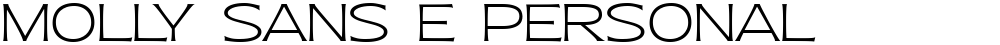Molly Sans E PERSONAL