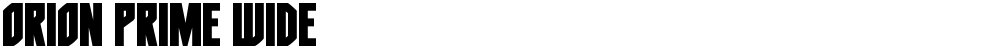 Orion Prime Wide