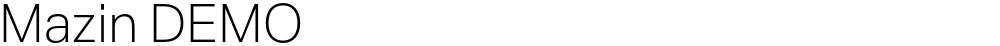 Mazin DEMO