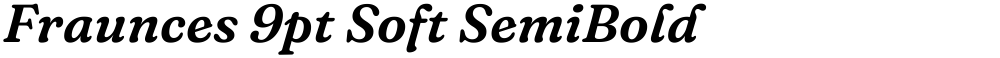 Fraunces 9pt Soft SemiBold