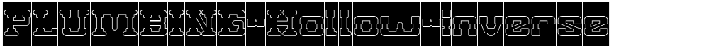 PLUMBING-Hollow-inverse