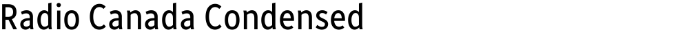 Radio Canada Condensed