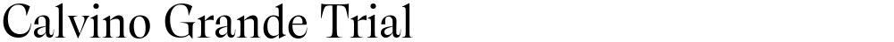 Calvino Grande Trial