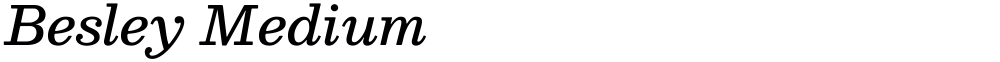 Besley Medium